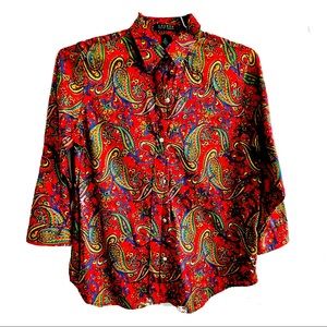 Paisley Ralph Lauren Button Down